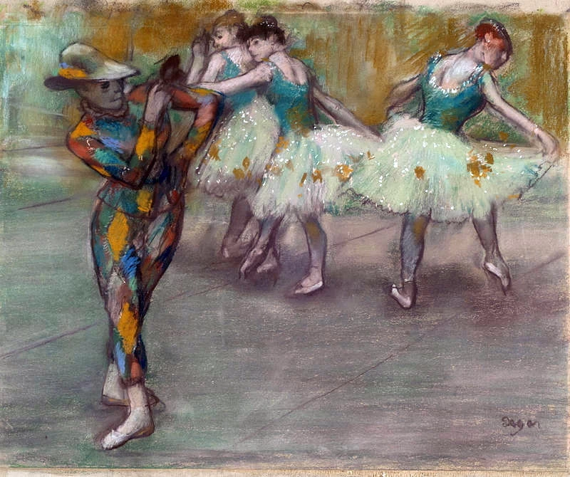 Ballerine e Arlecchino - Museo Nacional de Bellas Artes, Argentina